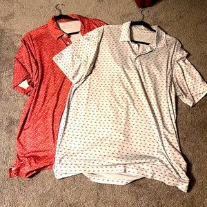 Vineyard Vines Designer Performance Golf Shirts (L)